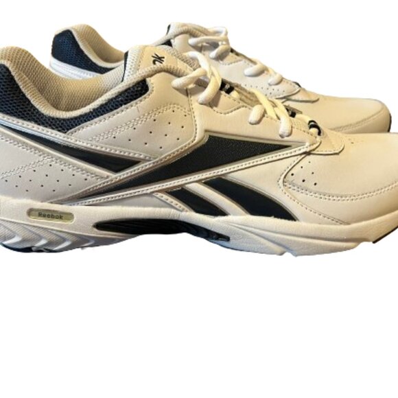 Men\'s Reebok White & Navy Walk-Around Sneakers - 12 main image 4